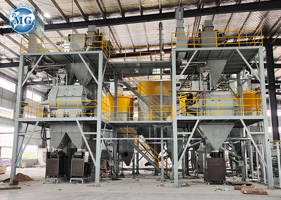 Attrezzatura asciutta della miscela della pianta del mortaio del cemento automatico pieno della sabbia di 120KW 10-30T/H